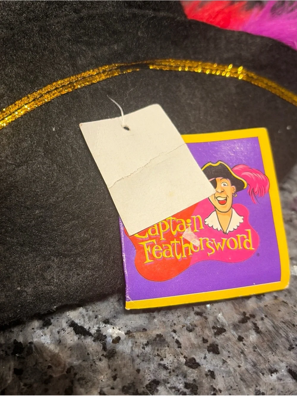 Captain Feathersword Wiggles Kids Child Hat Costume Pretend Play NWT 2004 rare